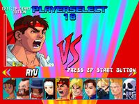 une photo d'Ã©cran de Street Fighter EX plus Alpha sur Sony Playstation